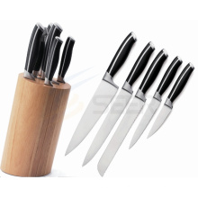 Küche Schweizer Messer Set mit Doppelschmiede Stahl POM Griff (B5A)